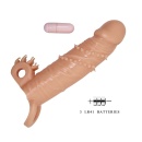 Nakładka na penisa Connor wibrująca 17 cm - 6