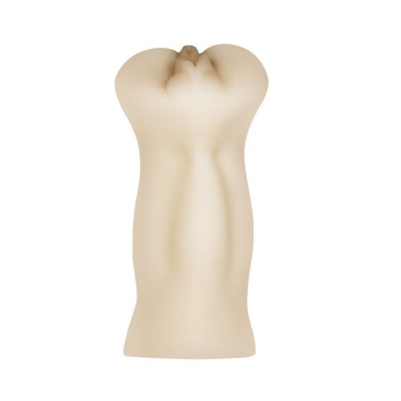 Masturbator-Realistic Pussy z fakturowanym kanałem TPR, 14,5 cm - 4