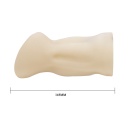 Masturbator-Realistic Pussy z fakturowanym kanałem TPR, 14,5 cm - 6