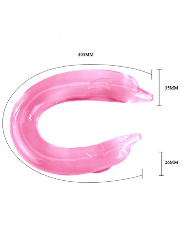 BAILE- DOUBLE DOLPHIN, Bendable pink