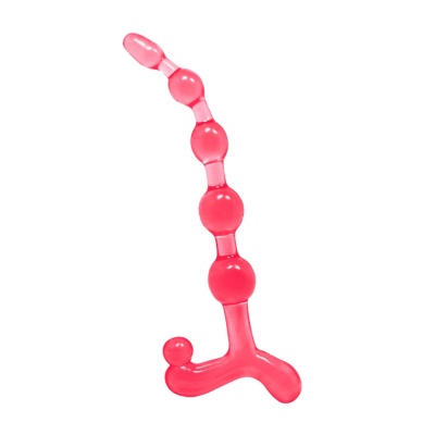 Koraliki analne Bendy Twist z elastycznym uchwytem - ok. 20 cm - 1