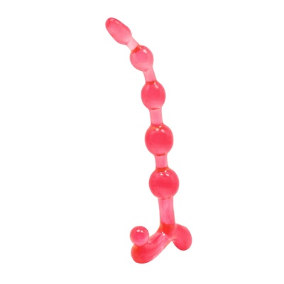 Koraliki analne Bendy Twist z elastycznym uchwytem - ok. 20 cm - 1 2