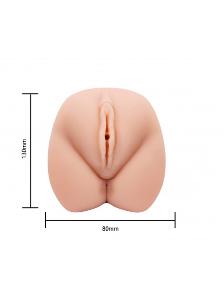 CRAZY BULL- VIOLET REALISTIC VAGINA, Vibration 