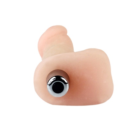 Wibrator Slick Pleasure 12,5 cm z teksturowanym trzonkiem i wibracjami - 2