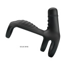 Wibracyjna nakładka na penisa Sling z 10 trybami i pierścieniem erekcji - długość 11,5 cm - 1