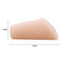 Masturbator męski Temptation Passion Lady z prążkowanym kanałem (18 x 7 cm) - 5