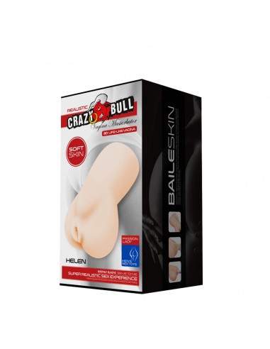 CRAZY BULL- HELEN, REALISTIC VAGINA, Vibration 