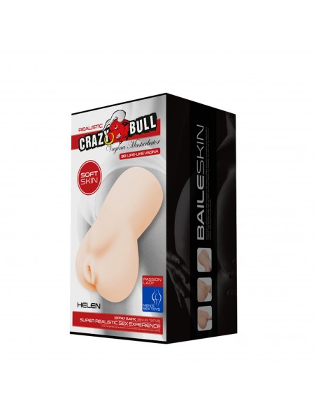 CRAZY BULL- HELEN, REALISTIC VAGINA, Vibration 