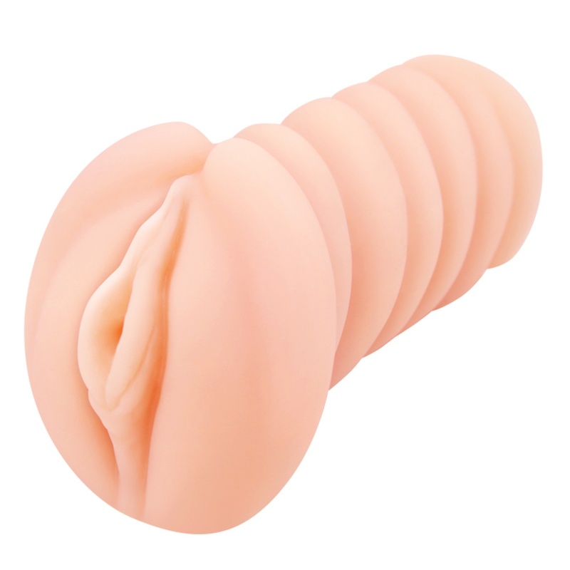 Masturbator ręczny Laura z realistyczną pochwą - 7,5 × 7,5 × 14 cm - 1