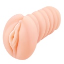 Masturbator ręczny Laura z realistyczną pochwą - 7,5 × 7,5 × 14 cm - 1