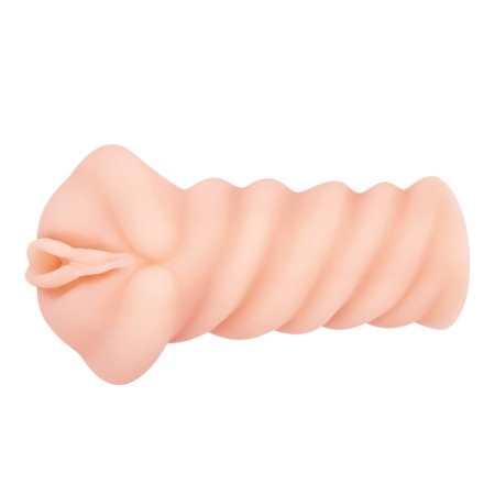 Masturbator ręczny Laura z realistyczną pochwą - 7,5 × 7,5 × 14 cm - 2