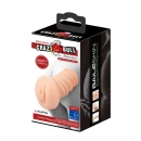 Masturbator ręczny Laura z realistyczną pochwą - 7,5 × 7,5 × 14 cm - 7