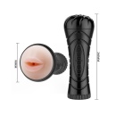 Męski masturbator Baby Pussy z wibracjami, kompaktowy (12 cm) - 7