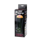 Męski masturbator Baby Pussy z wibracjami, kompaktowy (12 cm) - 8