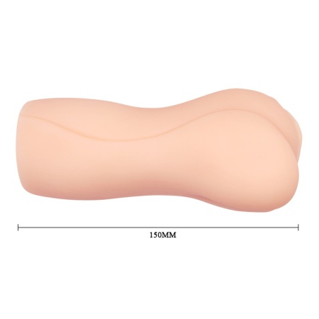 Masturbator Bella - manualny, z realistyczną pochwą, 7x7,5x15 cm - 6