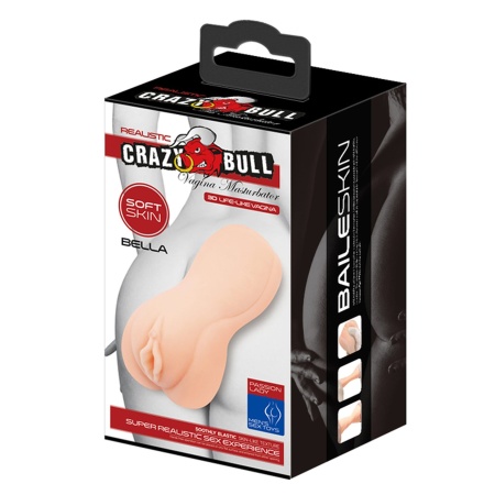 Masturbator Bella - manualny, z realistyczną pochwą, 7x7,5x15 cm - 8