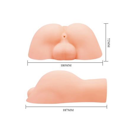 Masturbator analny Temptation Bigger Man (duży format) z jajeczkiem wibracyjnym - 5