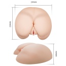 Masturbator Vibration Heating Ass BM-009023 - podgrzewanie, wibracje, TPR, 25 × 15 cm - 7