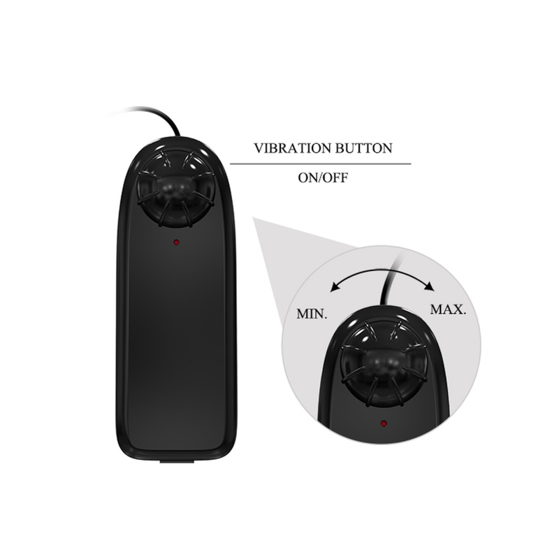 Masturbator Vibration Heating Ass BM-009023 - podgrzewanie, wibracje, TPR, 25 × 15 cm - 8