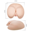 Masturbator pochwowo-analny BM-009023X z wibracją, rotacją i ogrzewaniem o długości 25 cm - 7