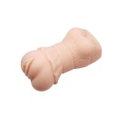 Masturbator ręczny Realistic 3D Vagina z kanałem prążkowanym - mieści się w dłoni - 1