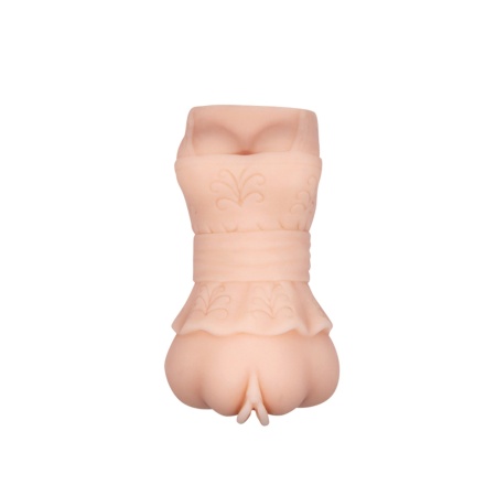 Masturbator ręczny Realistic 3D Vagina z kanałem prążkowanym - mieści się w dłoni - 2