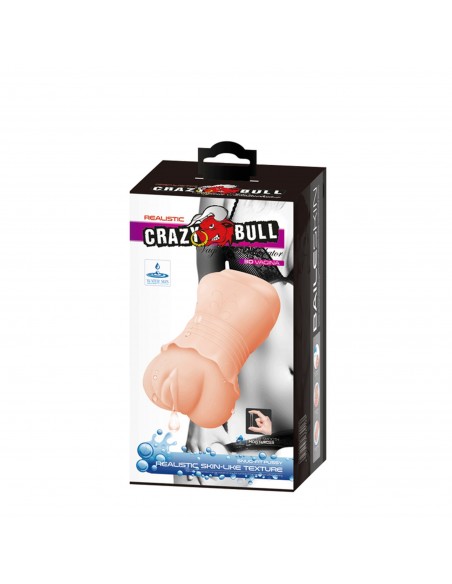 CRAZY BULL- Realistic 3D VAGINA, Water lubricant 