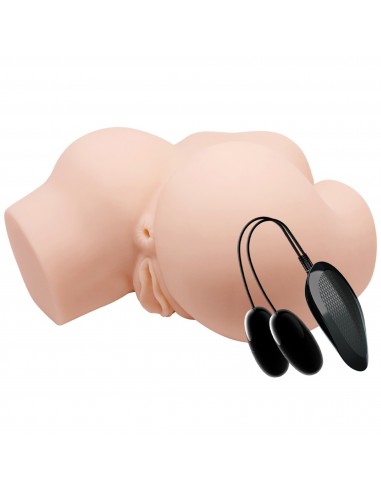 CRAZY BULL- THE REALISTIC Vagina And Anal, Vibration Double holes 