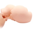 Masturbator The Realistic z podwójnym wejściem i wibracją (20 cm) - 4