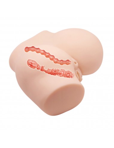 CRAZY BULL- THE REALISTIC Vagina And Anal, Vibration Double holes 