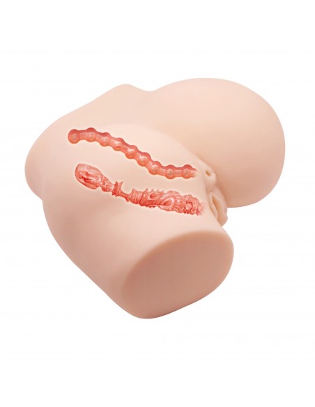 CRAZY BULL- THE REALISTIC Vagina And Anal, Vibration Double holes 