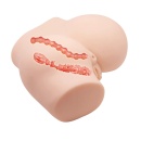 Masturbator The Realistic z podwójnym wejściem i wibracją (20 cm) - 5