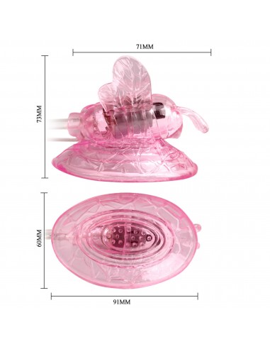 BAILE- BUTTERFLY CLITORAL PUMP, Vibration Sucking 