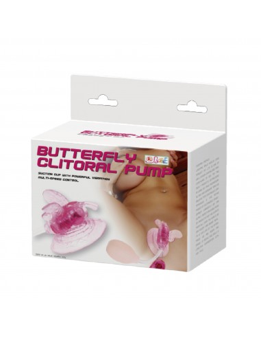 BAILE- BUTTERFLY CLITORAL PUMP, Vibration Sucking 
