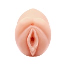 Masturbator Gemini o elastycznej, silikonowej strukturze z wypustkami - 3