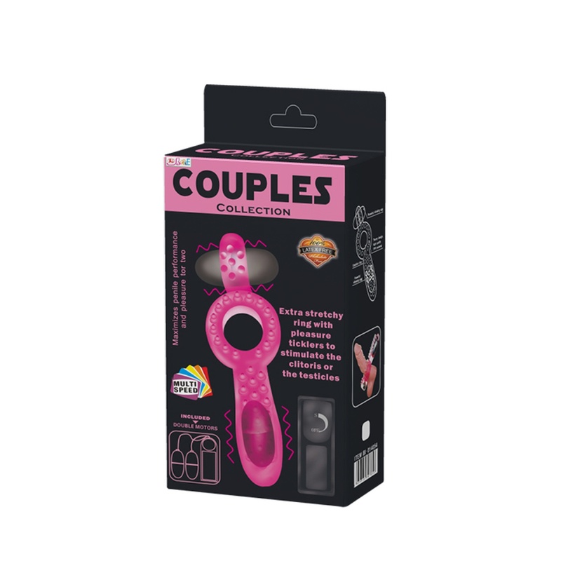 Pierścień erekcyjny Couples Collection Vibration z pilotem, 13,5 cm - 8