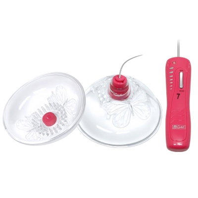 Stymulator piersi Superier – ssanie, 7 wibracji, przyssawki 3 cm - 1