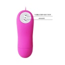 Wibrator kieszonkowy Baile Cute Secret z 12 funkcjami wibracji, nakładką w kształcie króliczka i długością 6,5 cm - 6