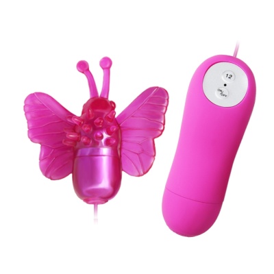 Wibrator motylek Cute Secret – 12 trybów wibracji, 12 x 13 x 5 cm - 1
