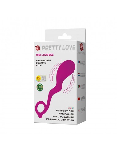 PRETTY LOVE- MINI LOVE EGG, 12 vibration functions 