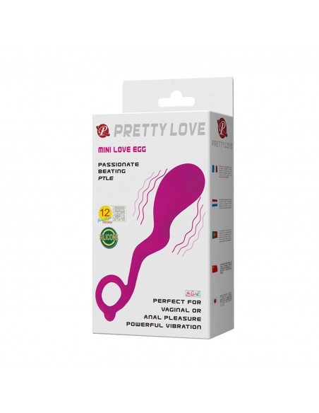 PRETTY LOVE- MINI LOVE EGG, 12 vibration functions 