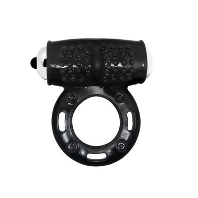 Wibrujący pierścień Baile BI-014355 z 10 trybami wibracji, 63 × 65 mm - 1 2