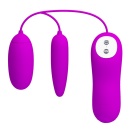 Wibrator podwójny Pretty Love Irma z 12 funkcjami wibracji, głowice 7,5 cm - 1