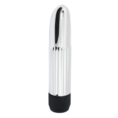 Mini wibrator o prążkowanej teksturze, 13,6 cm - 1 2