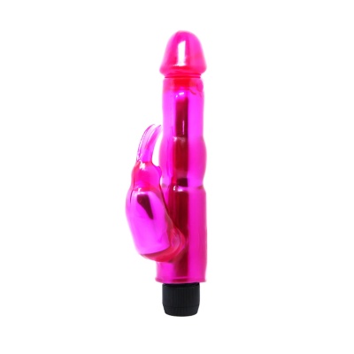 Wibrator Vaves of Pleasure Fantasy Vibe 21 cm z dwupunktową stymulacją - 1