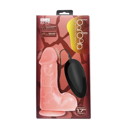 Wibrator Barbara z przyssawką i wibracją - 17,5 cm - 7