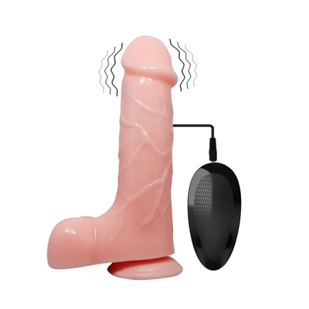 Dildo wibracyjne Barbara 21 cm z przyssawką - 1