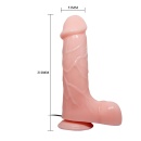 Dildo wibracyjne Barbara 21 cm z przyssawką - 4
