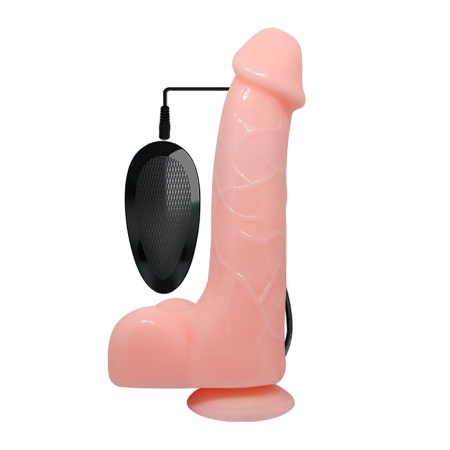 Dildo wibrujące Barbara z przyssawką, 22 cm - 1
