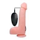 Dildo wibrujące Barbara z przyssawką, 22 cm - 1